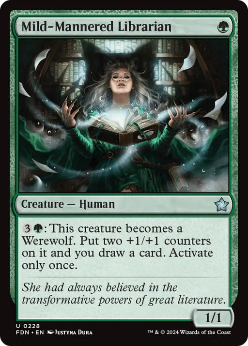 Mild-Mannered Librarian [Foundations] - MTG Single