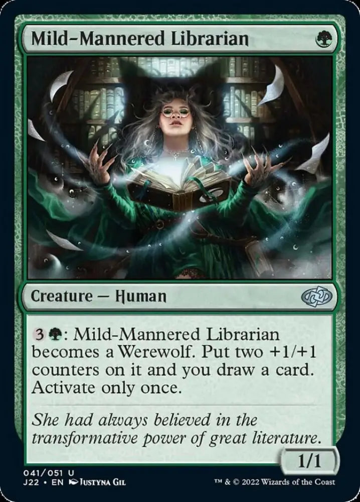 Mild-Mannered Librarian [Jumpstart 2022] - MTG Single