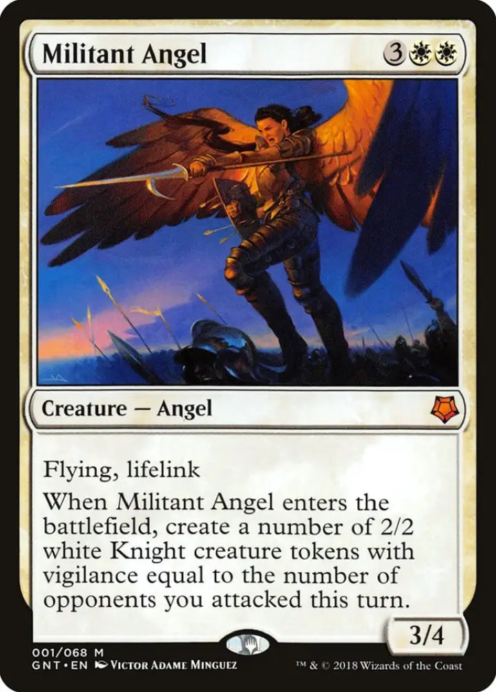Militant Angel [Game Night 2018] - MTG Single