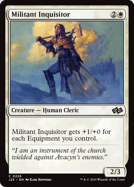 Militant Inquisitor [Foundations Jumpstart] - MTG Single