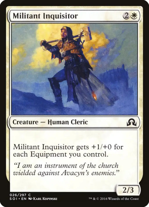 Militant Inquisitor [Shadows over Innistrad] - MTG Single