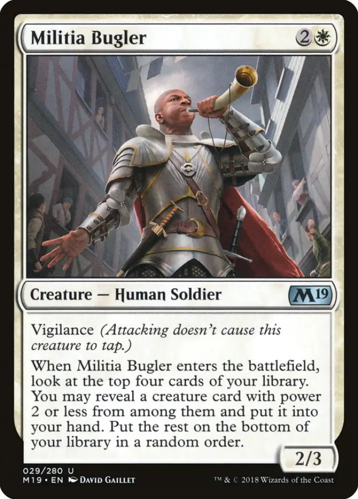 Militia Bugler [Core Set 2019] - MTG Single