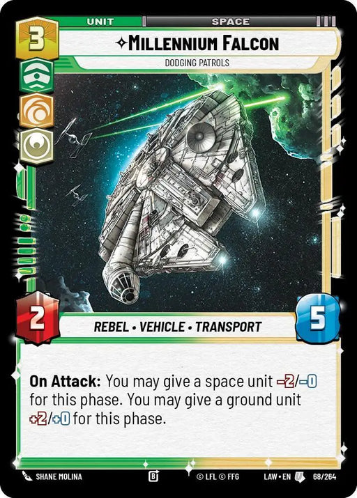 Millennium Falcon - Dodgin Patrols (68/264) [A Lawless Time]