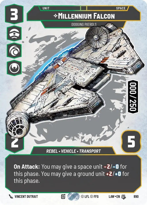 Millennium Falcon - Dodging Patrols (Serialized) (890) [A Lawless Time]
