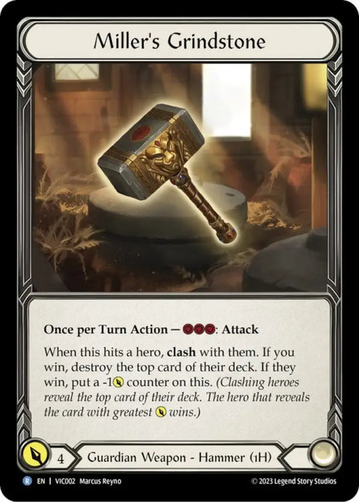 Miller’s Grindstone [Heavy Hitters] (Victor Blitz Deck) - Flesh And Blood Single