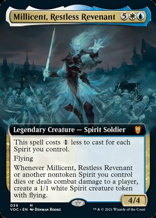 Millicent Restless Revenant (Extended Art) [Innistrad: Crimson Vow Commander] - MTG Single