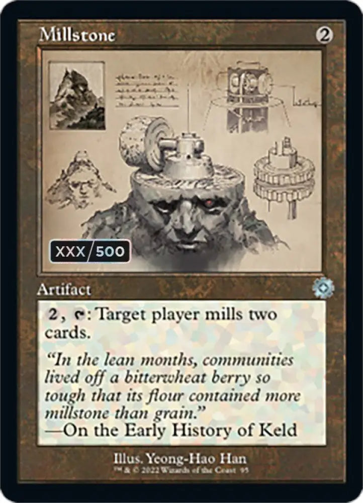 Millstone (Retro Schematic) (Serialized) [The Brothers’ War Retro Artifacts] - MTG Single