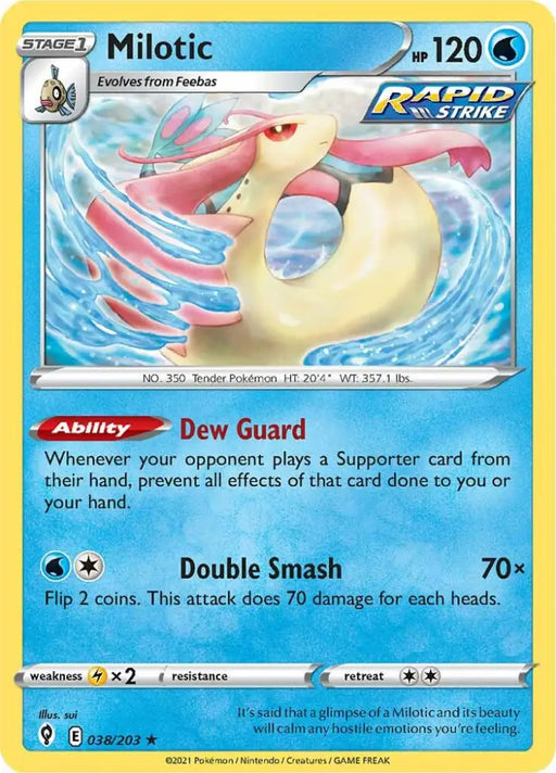 Milotic (038/203) [Sword & Shield: Evolving Skies] - Pokemon Single