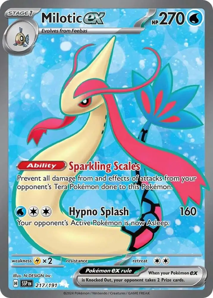 Milotic ex (217/191) [Scarlet & Violet: Surging Sparks] - Pokemon Single