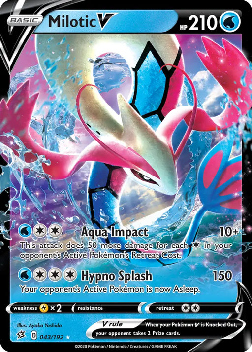 Milotic V (043/192) [Sword & Shield: Rebel Clash] - Pokemon Single