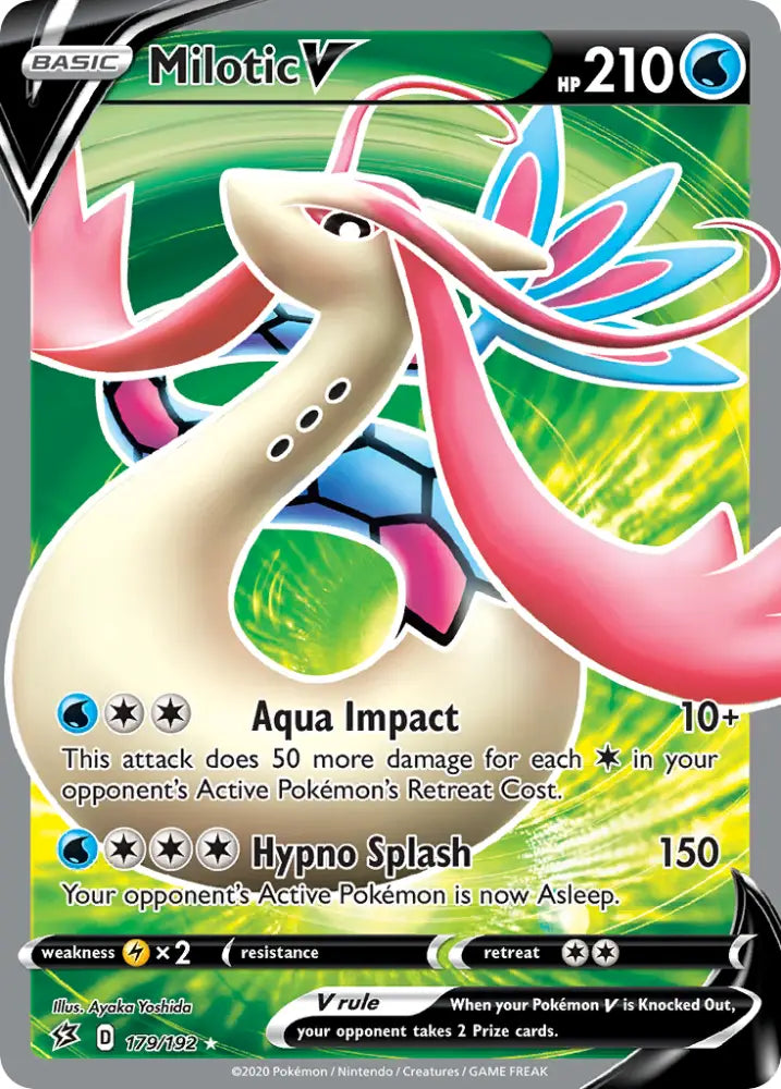 Milotic V (179/192) [Sword & Shield: Rebel Clash] - Pokemon Single