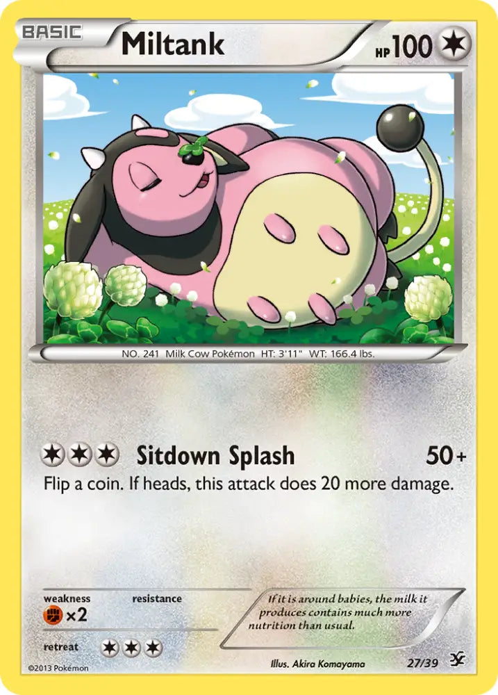 Miltank (27/39) [XY: Kalos Starter Set] - Pokemon Single