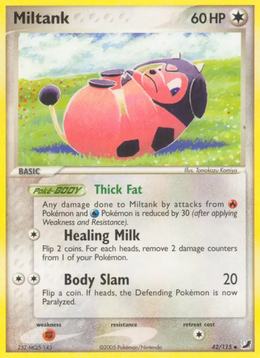 Miltank (42/115) [EX: Unseen Forces] - Pokemon Single