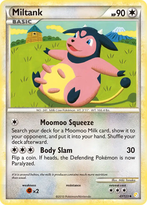 Miltank (47/123) [HeartGold & SoulSilver: Base Set] - Pokemon Single