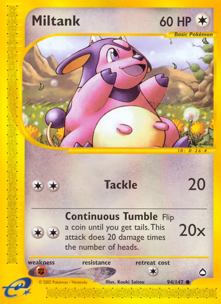 Miltank (94/147) [Aquapolis] - Pokemon Single
