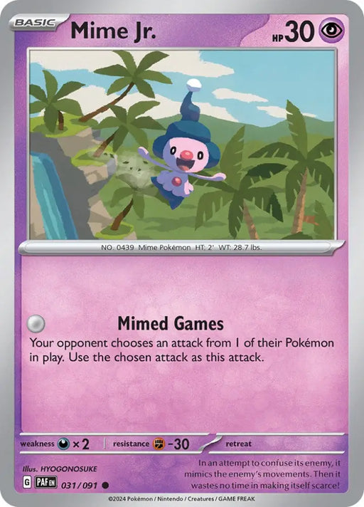 Mime Jr. (031/091) [Scarlet & Violet: Paldean Fates] - Pokemon Single
