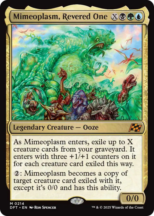 Mimeoplasm Revered One [Aetherdrift] - MTG Single