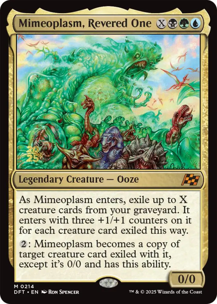 Mimeoplasm Revered One [Aetherdrift Prerelease Promos] - MTG Single