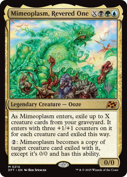 Mimeoplasm Revered One (Promo Pack) [Aetherdrift Promos] - MTG Single