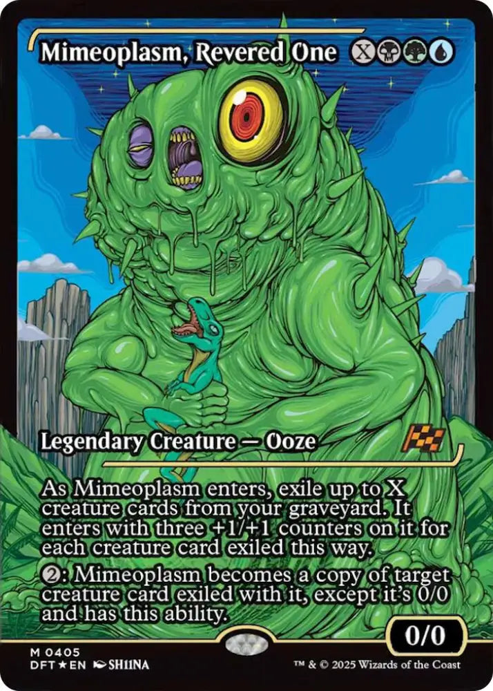 Mimeoplasm Revered One (Showcase) (Japanese) [Aetherdrift] - MTG Single