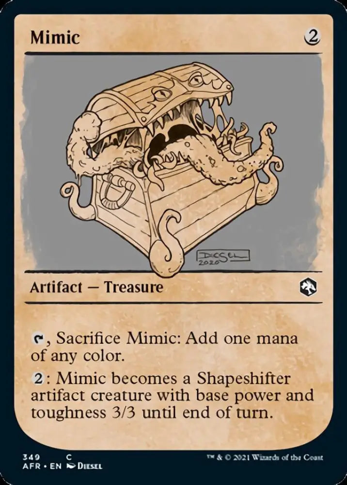 Mimic (Showcase) [Dungeons & Dragons: Adventures in the Forgotten Realms] - MTG Single