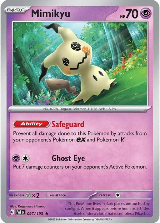 Mimikyu (097/193) [Scarlet & Violet: Paldea Evolved] - Pokemon Single