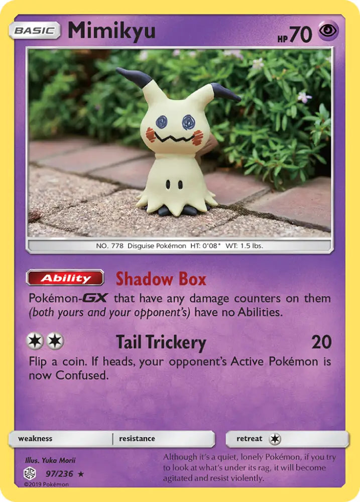Mimikyu (97/236) [Sun & Moon: Cosmic Eclipse] - Pokemon Single