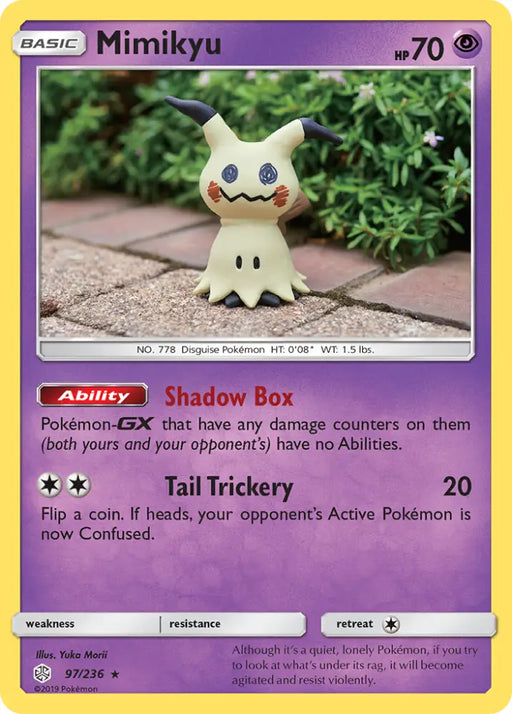 Mimikyu (97/236) [Sun & Moon: Cosmic Eclipse] - Pokemon Single