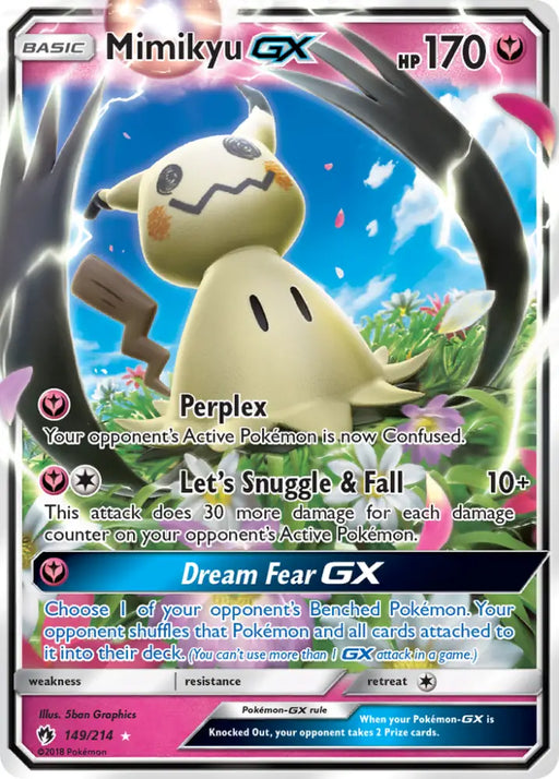 Mimikyu GX (149/214) [Sun & Moon: Lost Thunder] - Pokemon Single