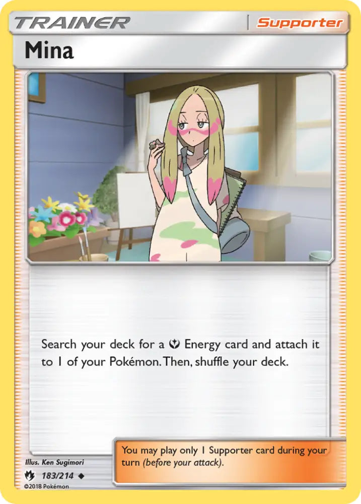Mina (183/214) [Sun & Moon: Lost Thunder] - Pokemon Single