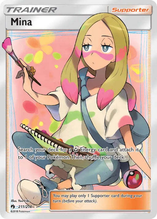 Mina (211/214) [Sun & Moon: Lost Thunder] - Pokemon Single