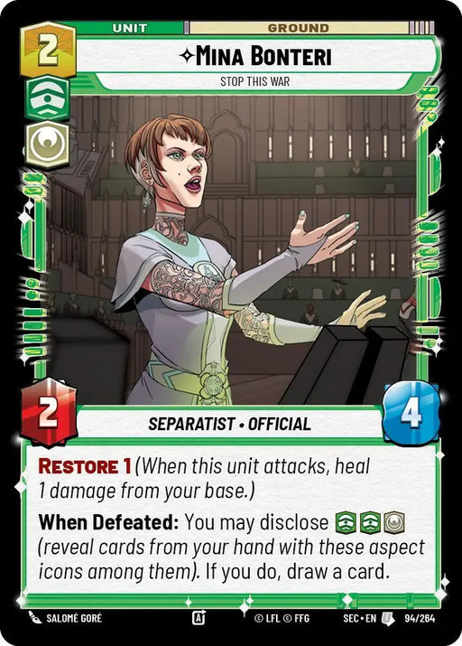 Mina Bonteri - Stop This War (94/264) [Secrets of Power]