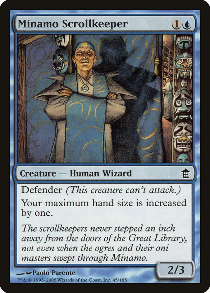 Minamo Scrollkeeper [Saviors of Kamigawa] - MTG Single