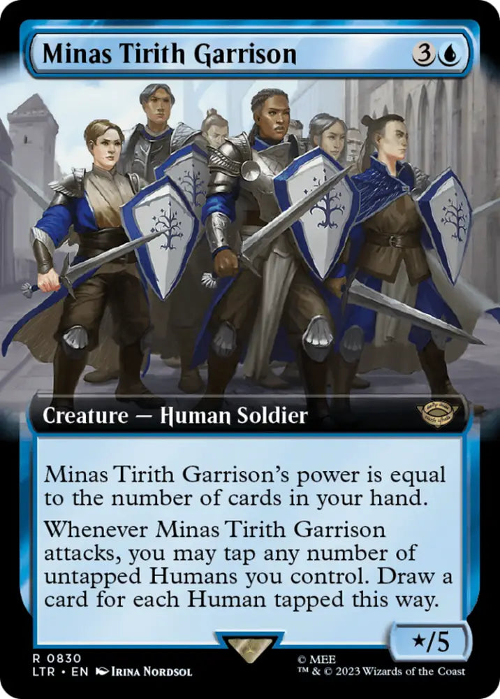 Minas Tirith Garrison (Extended Art) [The Lord of the Rings: Tales of Middle-Earth] - MTG Single