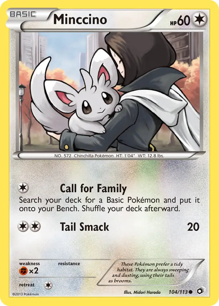 Minccino (104/113) [Black & White: Legendary Treasures] - Pokemon Single
