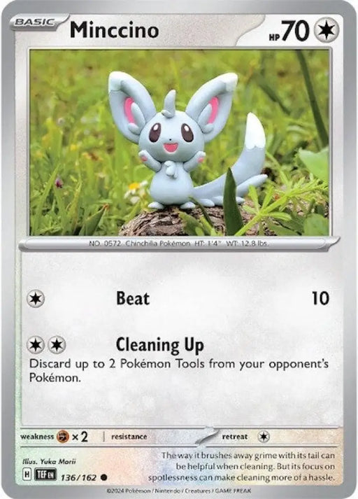 Minccino (136/162) [Scarlet & Violet: Temporal Forces] - Pokemon Single