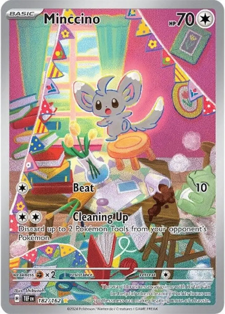 Minccino (182/162) [Scarlet & Violet: Temporal Forces] - Pokemon Single