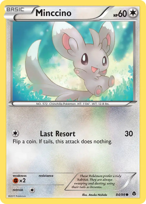 Minccino (84/98) [Black & White: Emerging Powers] - Pokemon Single
