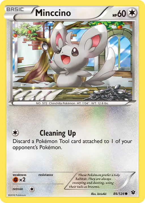 Minccino (86/124) [XY: Fates Collide] - Pokemon Single