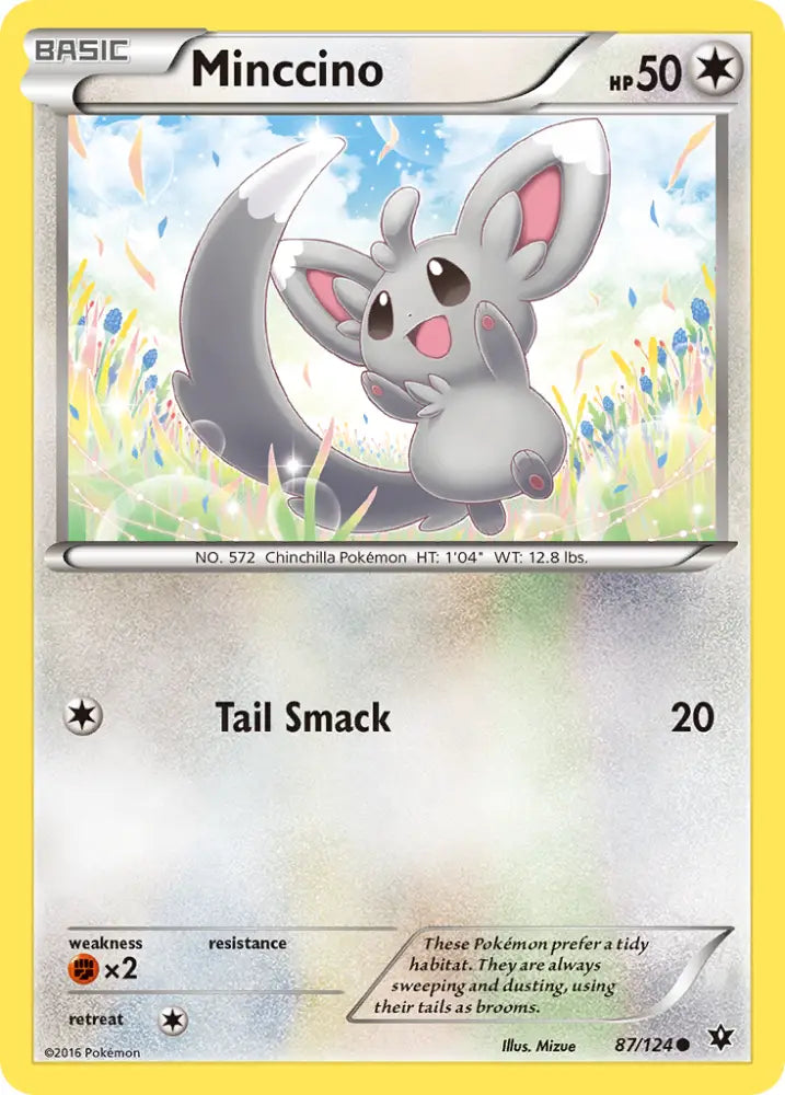 Minccino (87/124) [XY: Fates Collide] - Pokemon Single
