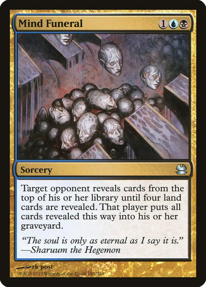 Mind Funeral [Modern Masters] - MTG Single