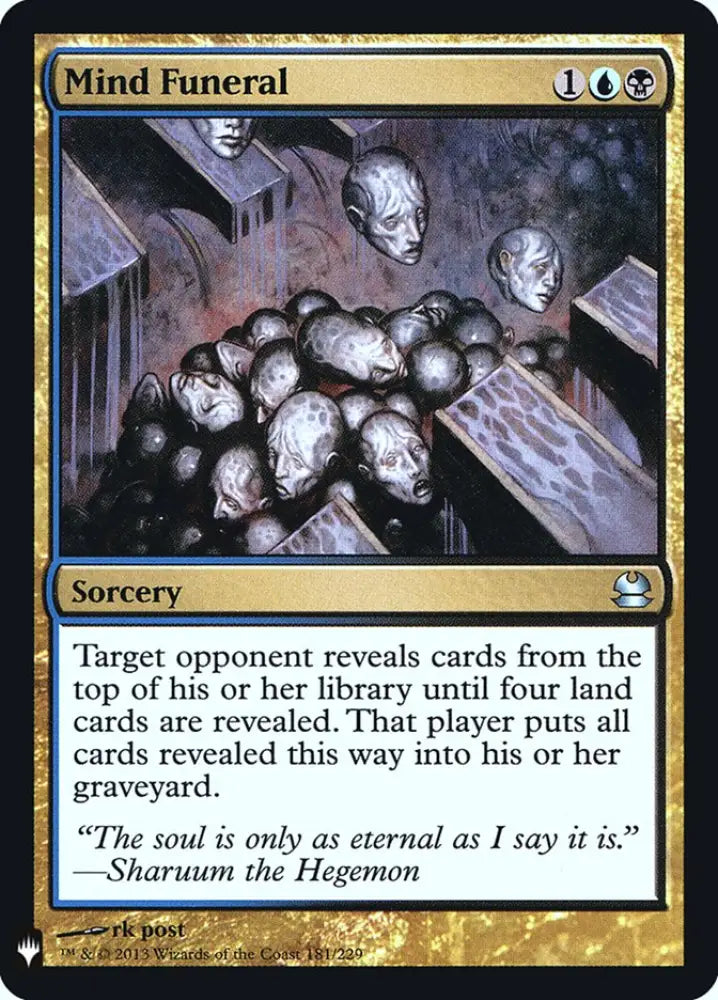 Mind Funeral [Mystery Booster] - MTG Single