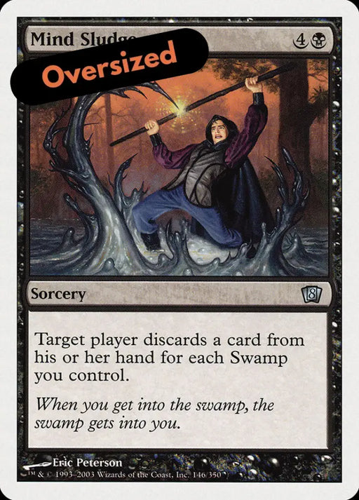 Mind Sludge (8th Edition) (Oversized) [Oversize Cards] - MTG Single