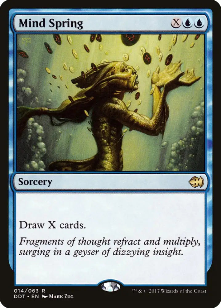 Mind Spring [Duel Decks: Merfolk vs. Goblins] - MTG Single