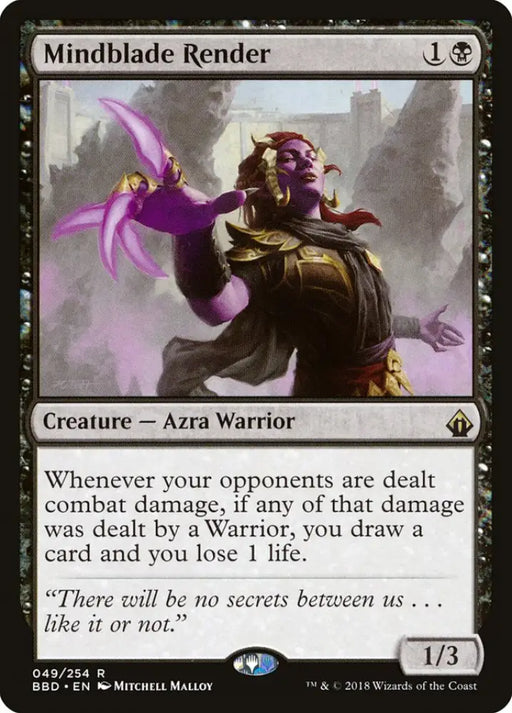 Mindblade Render [Battlebond] - MTG Single