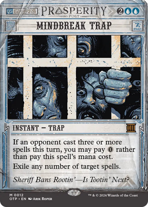 Mindbreak Trap [Outlaws of Thunder Junction: Breaking News] - MTG Single