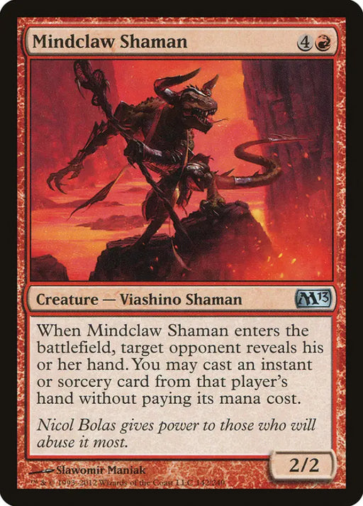 Mindclaw Shaman [Magic 2013] - MTG Single