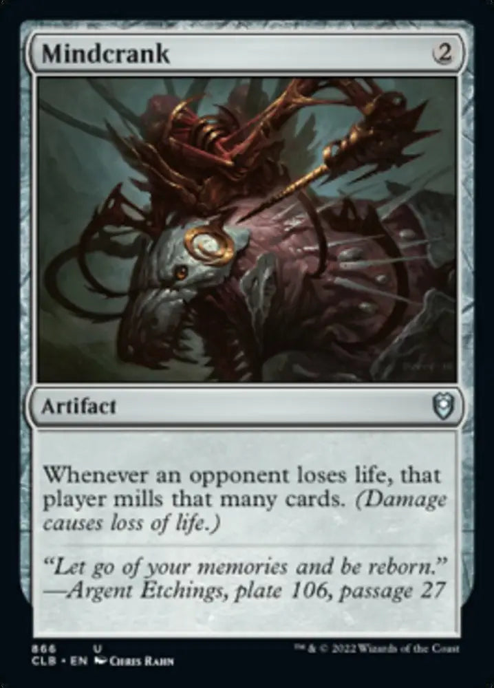 Mindcrank [Commander Legends: Battle for Baldur’s Gate] - MTG Single