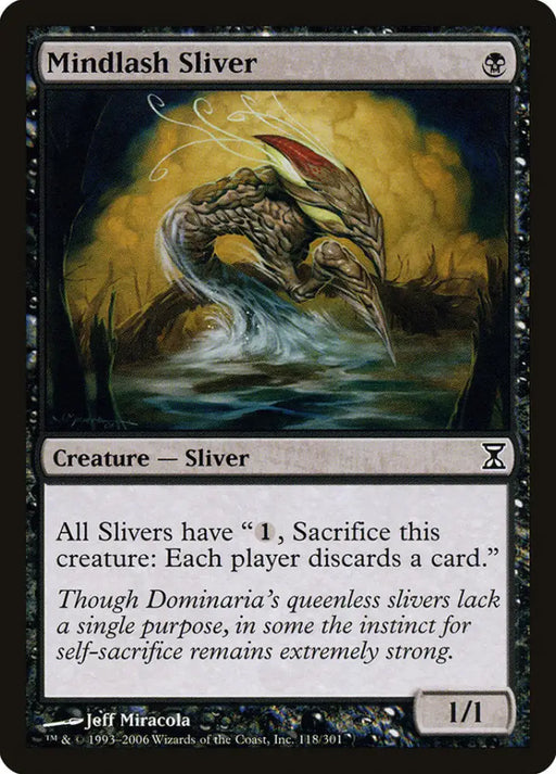 Mindlash Sliver [Time Spiral] - MTG Single