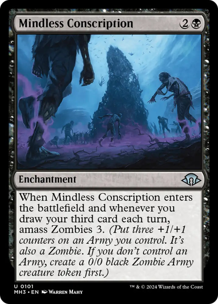 Mindless Conscription [Modern Horizons 3] - MTG Single
